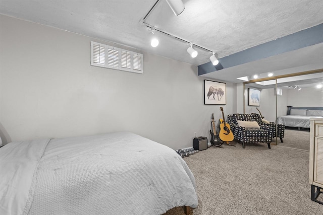 5719 Highland Way, Middleton, WI 53562 - carpeted bedroom with a textured ceiling