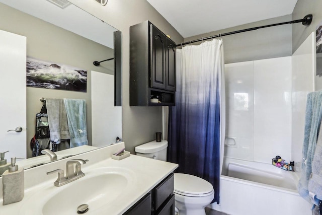 6941 Chester Dr Unit C, Madison, WI 53719 - full bathroom with toilet, shower / bath combination with curtain, and vanity