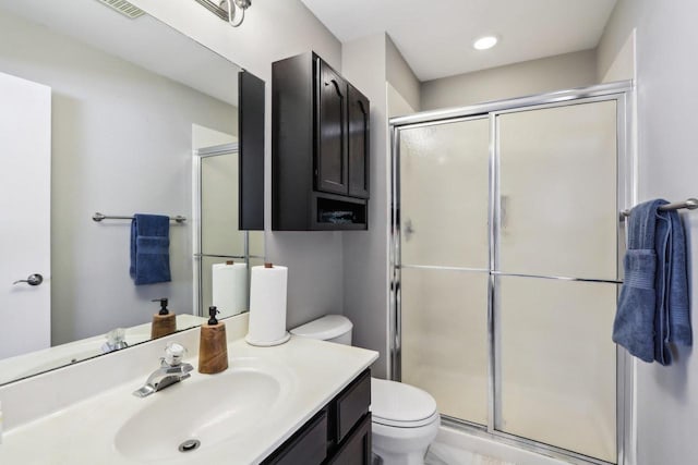 6941 Chester Dr Unit C, Madison, WI 53719 - bathroom with a shower stall, toilet, and vanity