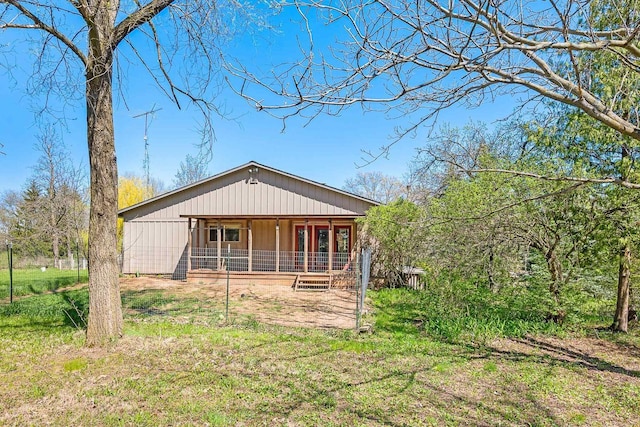 W3256 Princeton Rd, Green Lake, WI 54941 - view of front of property featuring covered porch