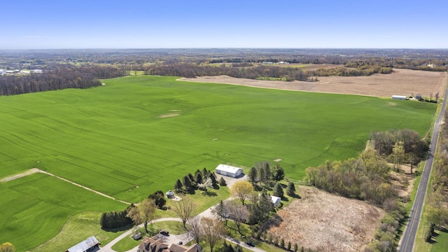 7704 Salisbury Rd, West Bend, WI 53090 - overview of rural landscape