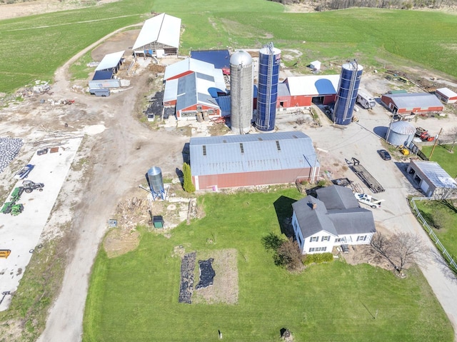 N3685 Mitchell Rd, Campbellsport, WI 53010 - drone / aerial view