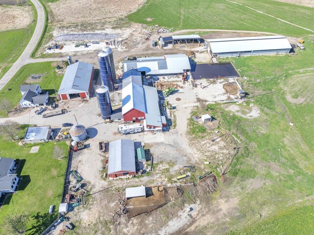 N3685 Mitchell Rd, Campbellsport, WI 53010 - drone / aerial view