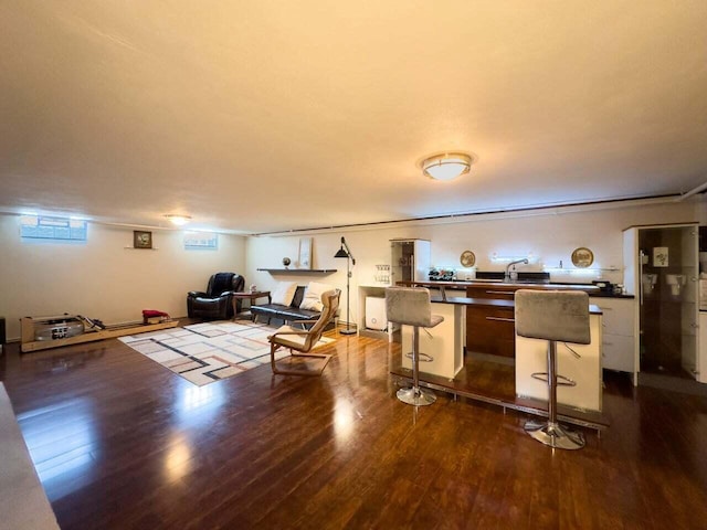 7814 2nd Ave, Kenosha, WI 53143 - living room featuring wood finished floors