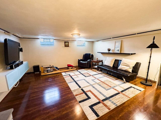 7814 2nd Ave, Kenosha, WI 53143 - living room featuring wood finished floors