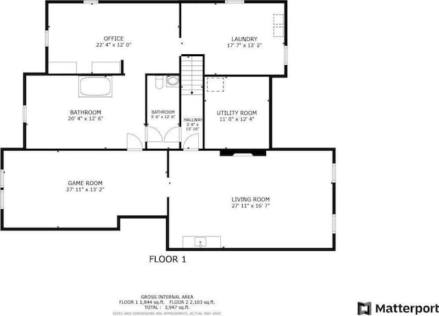 7814 2nd Ave, Kenosha, WI 53143 - floor plan / room layout