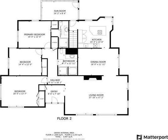 7814 2nd Ave, Kenosha, WI 53143 - home floor plan