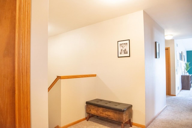 624 Westwynd Ct, Mazomanie, WI 53560 - hall featuring light colored carpet and baseboards