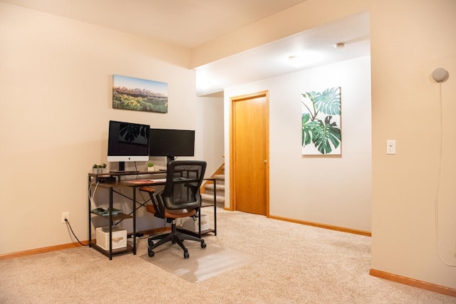624 Westwynd Ct, Mazomanie, WI 53560 - office featuring carpet flooring and baseboards