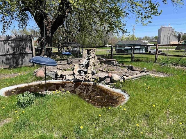 432 S Union St, Mauston, WI 53948 - view of yard with a gazebo and fence