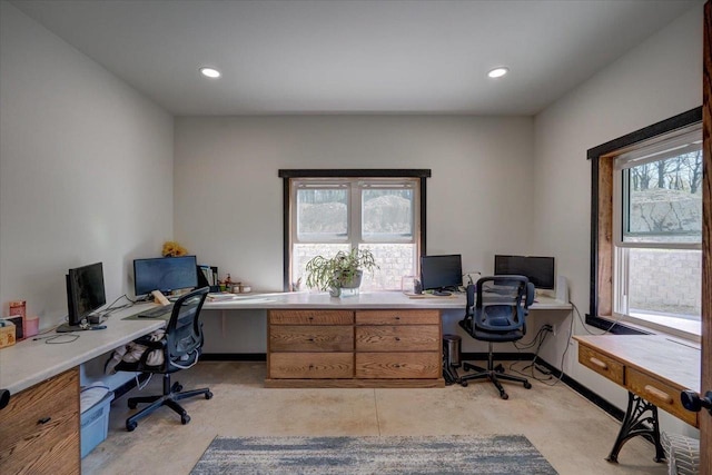 2515 County Road Hk, Barneveld, WI 53507 - office featuring recessed lighting