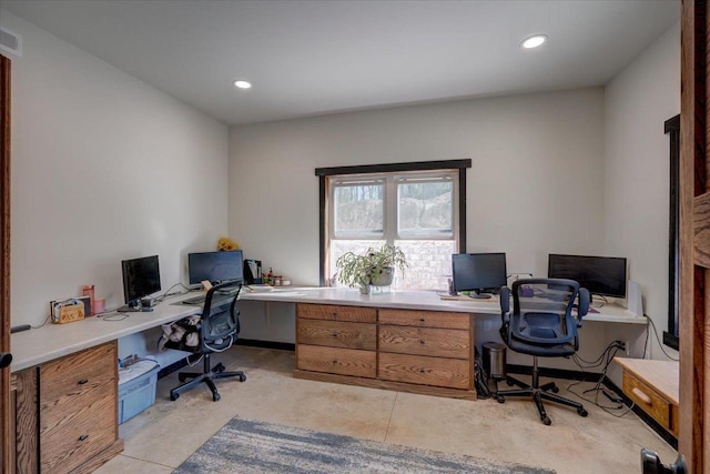 2515 County Road Hk, Barneveld, WI 53507 - home office with recessed lighting