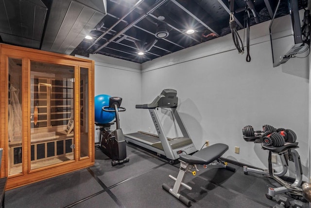 W343S9320 Jericho Dr, Eagle, WI 53119 - view of exercise room