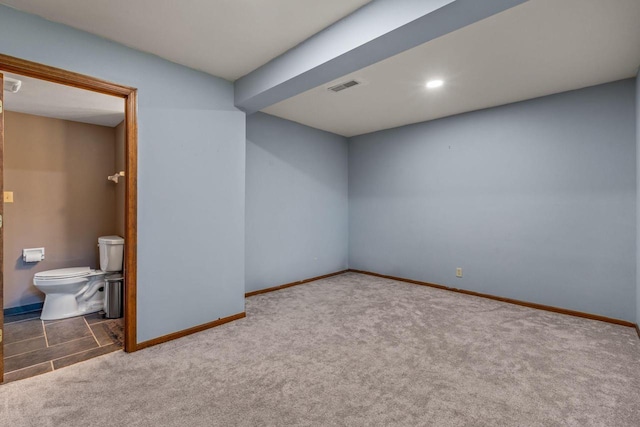 W343S9320 Jericho Dr, Eagle, WI 53119 - spare room featuring carpet and baseboards