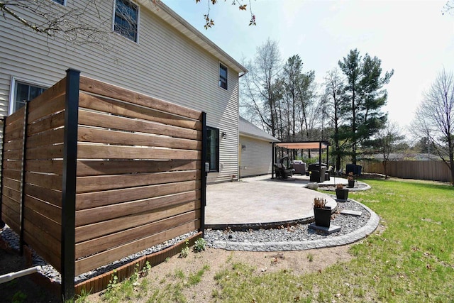 3001 Revere Rd, Plover, WI 54406 - view of yard with a patio area