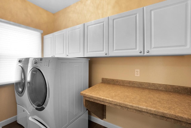 N53W16789 Prairie Dawn, Menomonee Falls, WI 53051 - laundry room with washer and clothes dryer and cabinet space