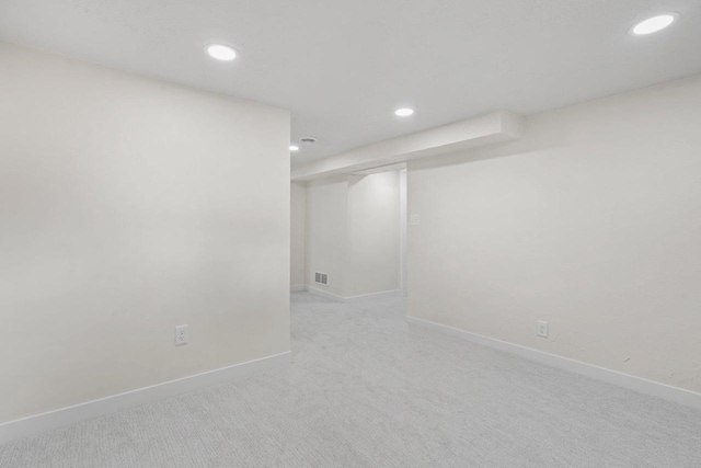 4516 Maher Ave, Madison, WI 53716 - carpeted spare room featuring recessed lighting and baseboards