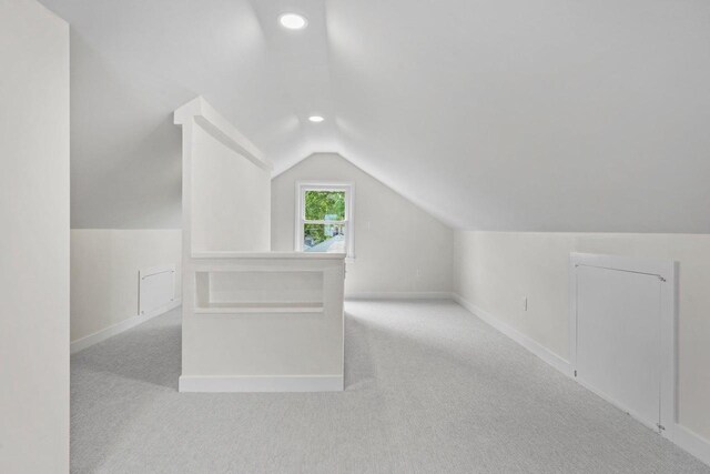 4516 Maher Ave, Madison, WI 53716 - additional living space featuring lofted ceiling, carpet, recessed lighting, and baseboards