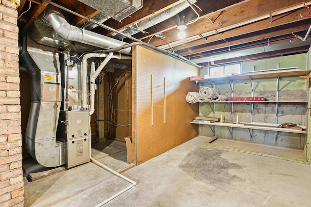 4516 Maher Ave, Madison, WI 53716 - unfinished below grade area featuring heating unit