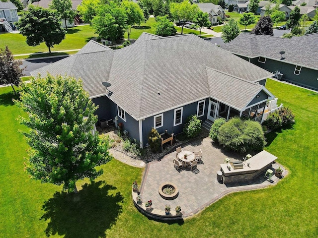 805 Mourning Dove Dr, Cottage Grove, WI 53527 - aerial view of residential area