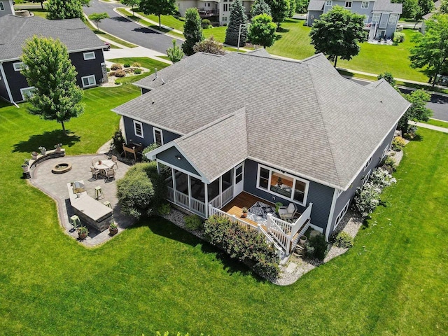 805 Mourning Dove Dr, Cottage Grove, WI 53527 - aerial view of property and surrounding area
