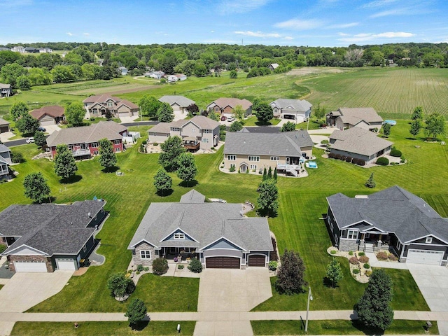 805 Mourning Dove Dr, Cottage Grove, WI 53527 - aerial view of residential area with a tree filled landscape