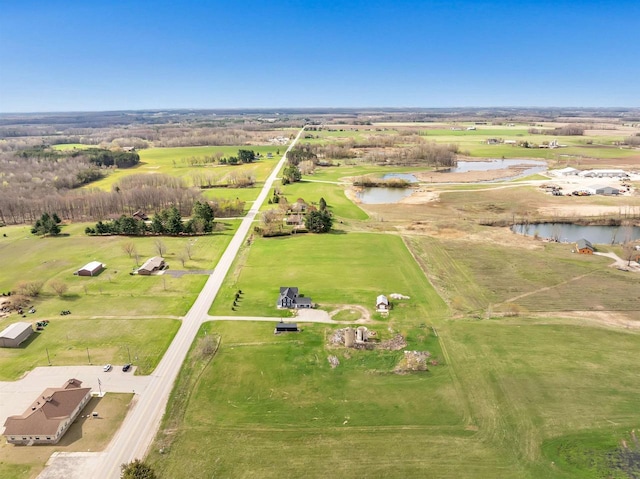 3265 County Road C, Oconto Falls, WI 54154 - aerial view of sparsely populated area with a nearby body of water