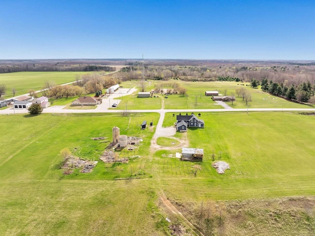 3265 County Road C, Oconto Falls, WI 54154 - aerial view of sparsely populated area with a pastoral area