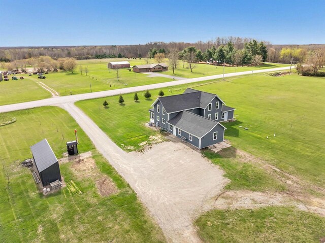 3265 County Road C, Oconto Falls, WI 54154 - overview of rural landscape featuring a tree filled landscape