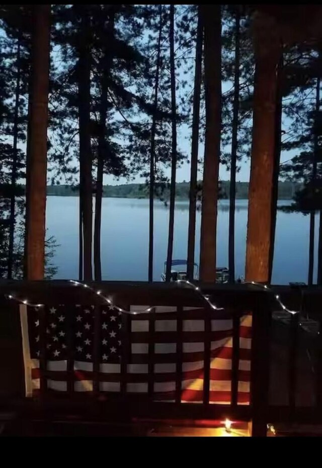 N11894 E Deer Lake Rd, Tomahawk, WI 54487 - dock with a water view