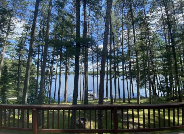 N11894 E Deer Lake Rd, Tomahawk, WI 54487 - view of nature featuring a large body of water