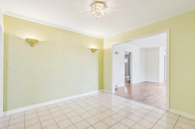 7700 3rd Ave, Kenosha, WI 53143 - empty room with ornamental molding and baseboards