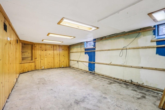 7700 3rd Ave, Kenosha, WI 53143 - below grade area featuring wood walls