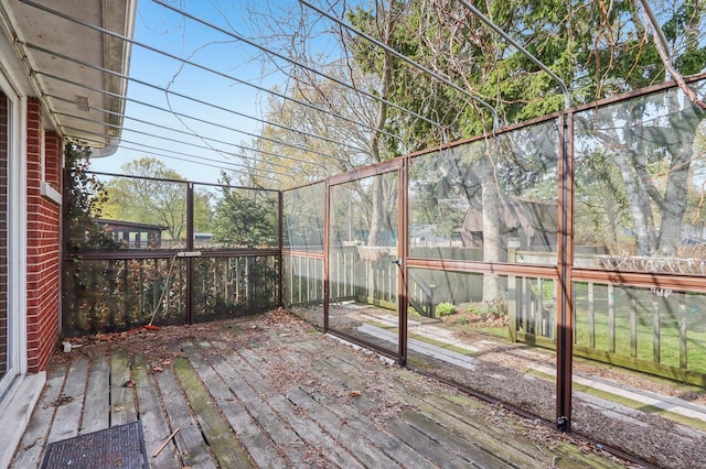 7700 3rd Ave, Kenosha, WI 53143 - deck featuring a fenced backyard