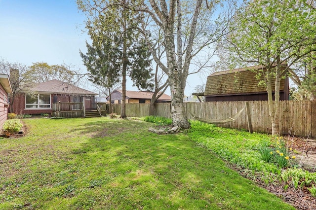 7700 3rd Ave, Kenosha, WI 53143 - view of yard featuring a deck