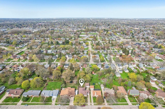 7700 3rd Ave, Kenosha, WI 53143 - aerial view of property's location with nearby suburban area