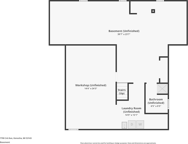 7700 3rd Ave, Kenosha, WI 53143 - property floor plan