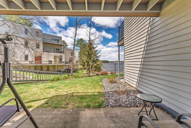 1093 Canyon Rd Unit 603, Wisconsin Dells, WI 53965 - view of yard featuring a patio area