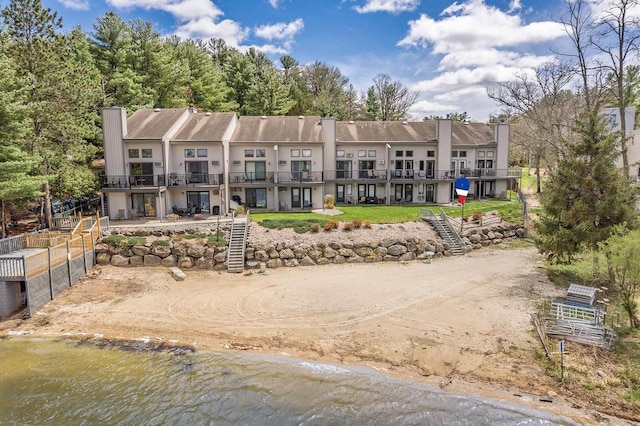 1093 Canyon Rd Unit 603, Wisconsin Dells, WI 53965 - view from above of property featuring a nearby body of water