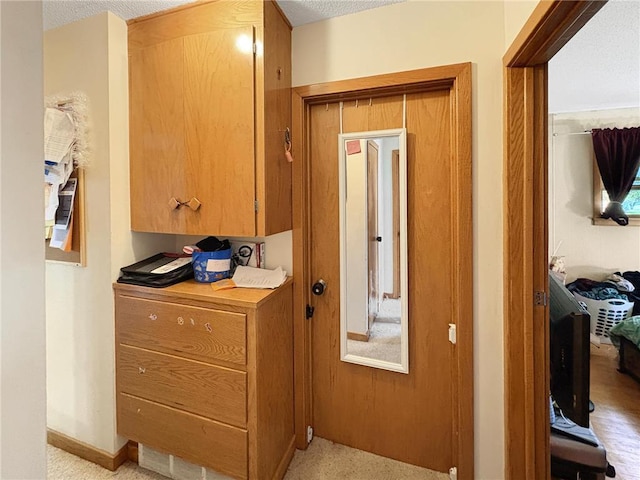 501 S 8th St, Luck, WI 54853 - entryway with a textured ceiling and baseboards