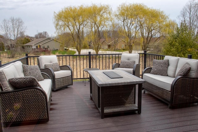953 Larkspur Rd, Plymouth, WI 53073 - deck with an outdoor living space