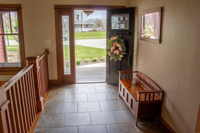 953 Larkspur Rd, Plymouth, WI 53073 - entryway featuring baseboards