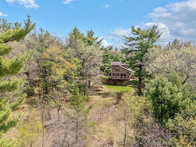 E9510 Oak Hill Rd, Wisconsin Dells, WI 53965 - view of subject property featuring a heavily wooded area