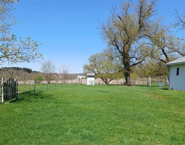 N34855 County Rd S, Blair, WI 54616 - view of yard featuring a playground