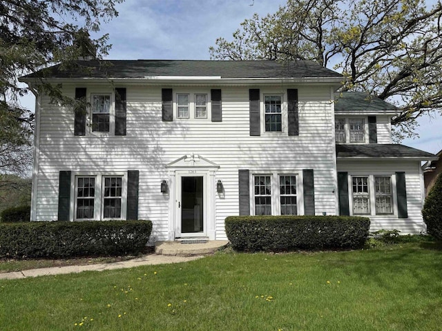 1263 N Parker Dr, Janesville, WI 53545 - colonial house with a front yard