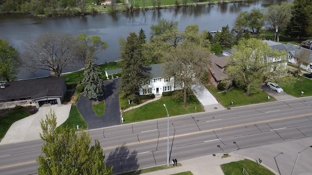 1263 N Parker Dr, Janesville, WI 53545 - aerial overview of property's location featuring a nearby body of water