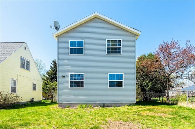 view of back of property