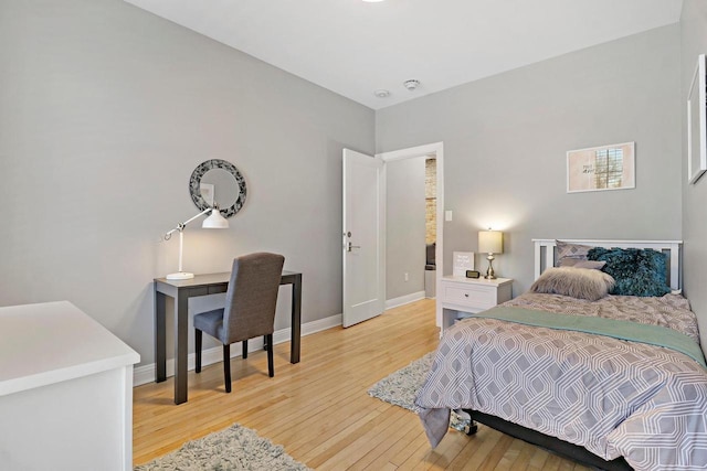 9302 39th Ave, Pleasant Prairie, WI 53158 - bedroom with light wood-style floors and baseboards