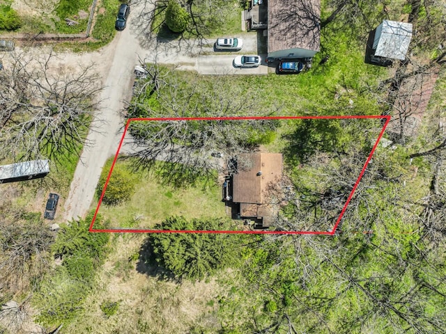 view of property location with property parcel outlined