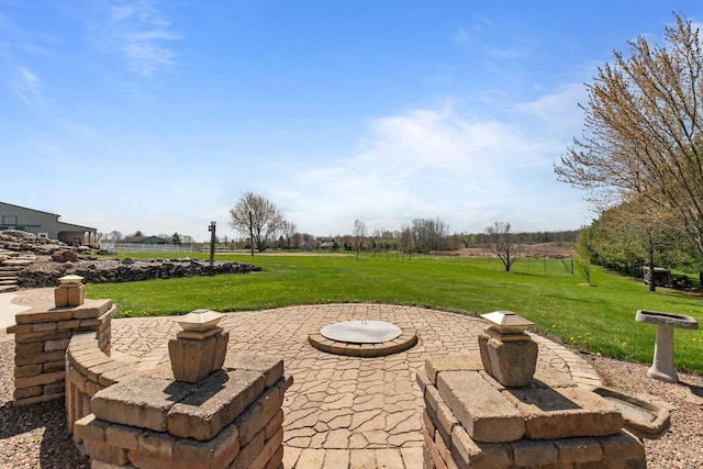 W3161 Julianna Ct, Chilton, WI 53014 - view of patio